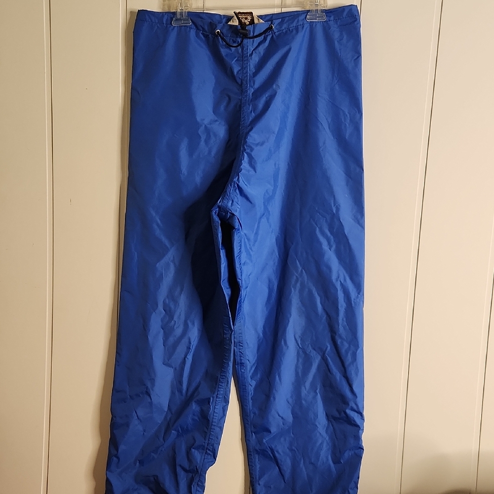 Gore-tex Blue Lightweight Shell Waterproof Gorpcore Hiking Water proof Pants